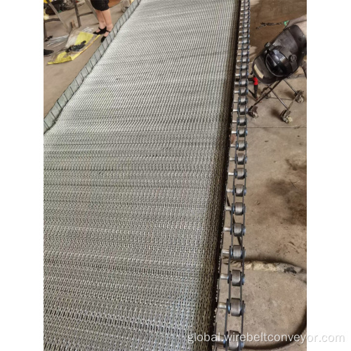 Compound Balanced Weave Belt Round Spiral Wire Compound Weave Conveyor Belt Factory